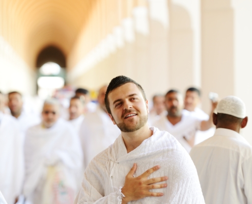 Pilgrim in Makkah